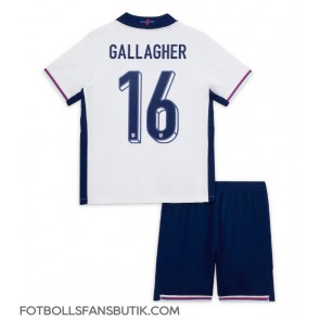 England Conor Gallagher #16 Replika Hemmatröja Barn EM 2024 Kortärmad (+ Korta byxor)